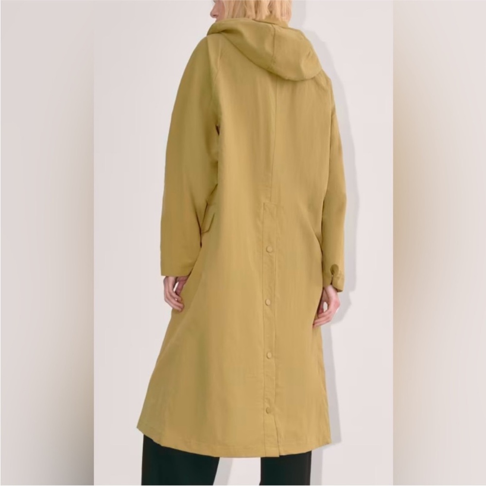 Everlane Oversized Anorak Trench Coat Women's Hooded Long - Fennel Seed, NWT - Picture 4 of 8